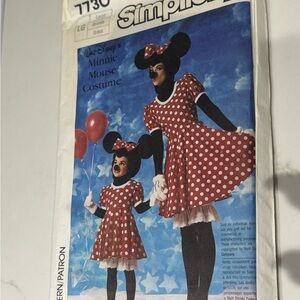 Simplicity Minnie Mouse Costume pattern